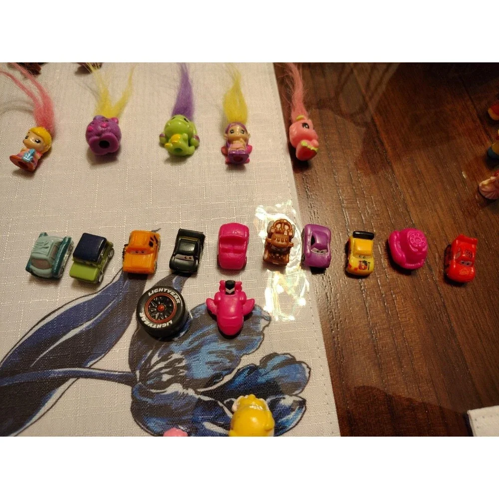 Lot Of Over 70 Mini Assorted Cars Animals Babies People And More